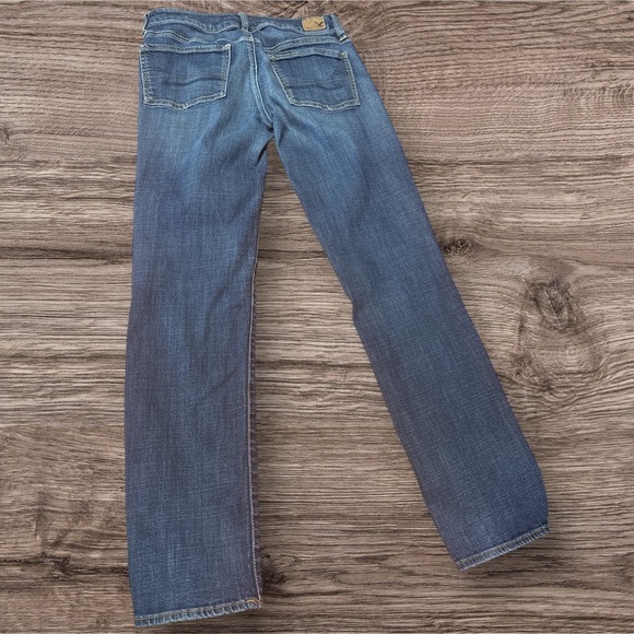 American Eagle Outfitters Blue Flare Wide Leg Jeans - Picture 5 of 8